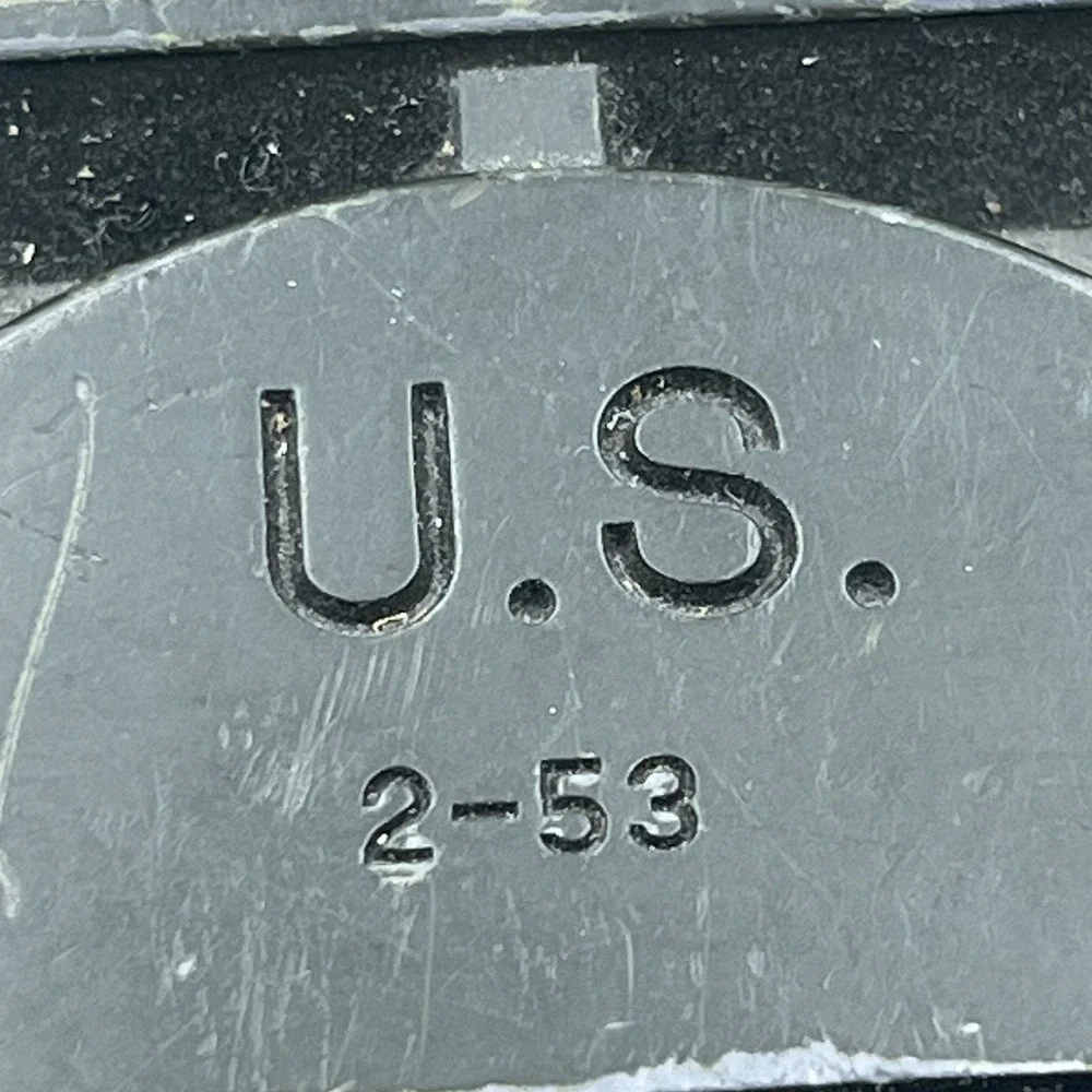 1953 Korean War Lensatic Magnetic Marine Compass Co Pembroke, Mass Marine Corp